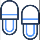 Free Slipper Footwear Sandals Icon