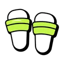 Free Slippers Footwear Sandals Icon