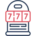 Free Slot Machine Gambler Gambling Icon