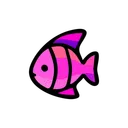 Free Small Fish Multi Color Fish Icon