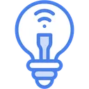 Free Smart Energy Light Bulb Wifi Icon