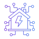 Free Intelligentes Haus  Symbol