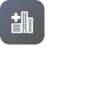 Free Smart City Hospital Icon