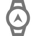 Free Smart Watch Circle Icon