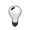 Free Intelligentes Licht Gluhbirne Licht Icon