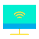 Free Smart Television Television Automation Icon