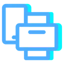 Free Smartphone And Print Device Print Icon