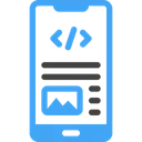 Free Smartphone Coding  Icon