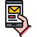 Free Smartphone Envelope Smartphone Letter Hand Icon