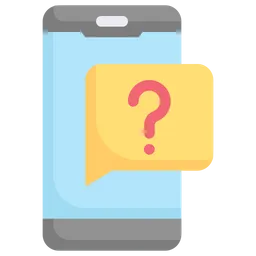 Free Smartphone Question Sign  Icon