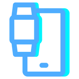 Free Smartwatch And Smartphone  Icon