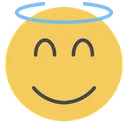 Free Smiling Face With Halo Emojis Emoji Icon
