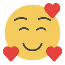 Free Smiling Face With Heart Emojis Emoji Icon