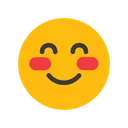 Free Smiling Face With Smiling Eyes Emotion Emoticon Icon