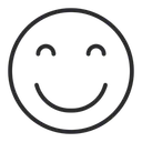 Free Artboard Smiling Face With Smiling Eyes Smile Icon