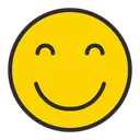 Free Artboard Smiling Face With Smiling Eyes Smile Icon