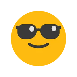 Free Smiling Face With Sunglasses Emoji Icon