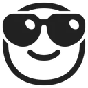 Free Face With Sunglasses Icon