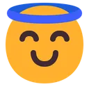 Free Face With Halo Icon