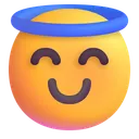 Free Face With Halo Icon
