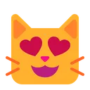 Free Cat With Heart Eyes Icon
