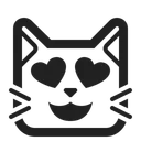 Free Cat With Heart Eyes Icon