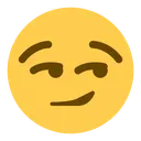 Free Smirk Face Emoji Icon