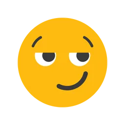 Free Smirking Face Emoji Icon