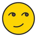 Free Artboard Smirking Face Smirking Icon