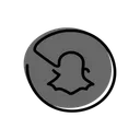 Free Snapchat Network Social Media Icon
