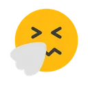 Free Sneezing Face Emotion Emoticon Icon