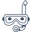 Free Snorkel Diving Mask Icon