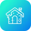 Free Snow House Fall Icon