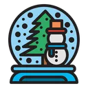 Free Snow Ball Christmas Decoration Icon