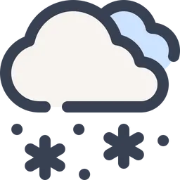 Free Snow cloud  Icon