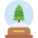 Free Snow Globe Christmas Party Icon