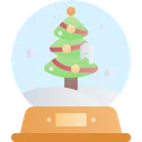 Free Snow Globe Tree  Icon