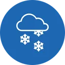 Free Snow Snowflake Cloud Icon