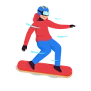 Free Snowboarder  Icon