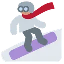 Free Snowboarder Felle Skate Symbol