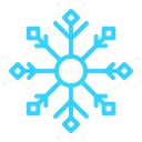 Free Christmas Flakes Snow Icon