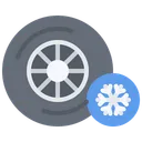 Free Snowflake Tire Snowflake Tire Icon