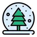 Free Snowglobe Decoration Christmas Icon