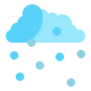 Free Snowing Snow Cloud Icon