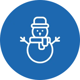 Free Snowman  Icon