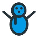 Free Snow Snowman Christmas Icon