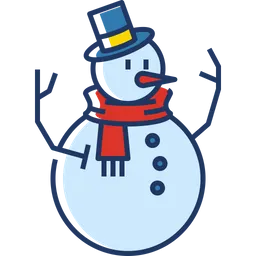 Free Snowman  Icon