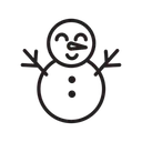 Free Snowman  Icon