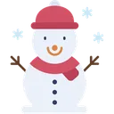 Free Snowman Winter Holidays Icon