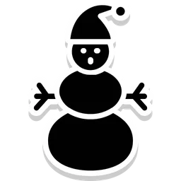 Free Snowman  Icon